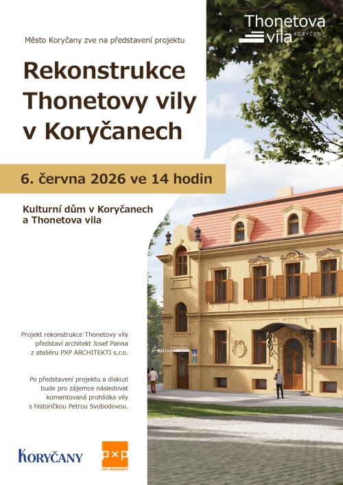 Veřejné projednání projektu rekonstrukce Thonetovy vily